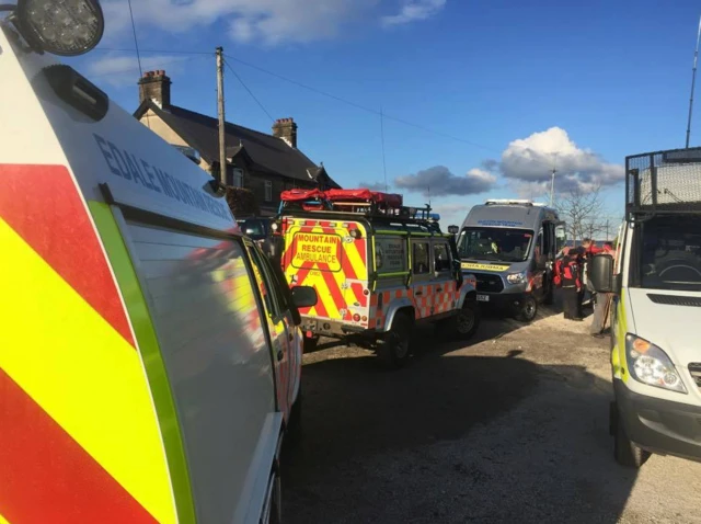 Edale Mountain Rescue Team joined the search for missing Derbyshire man Michael Gibbs who was later found dead in a river