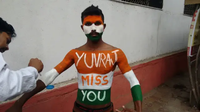 A fan of Yuvraj Singh