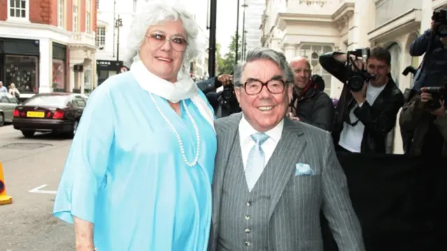 Ronnie Corbett and wife Anne Hart