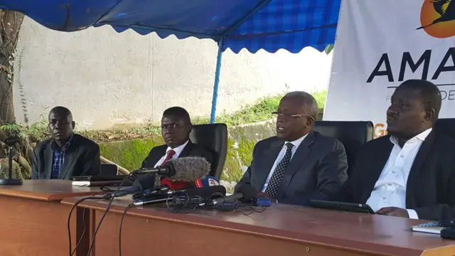 Amama Mbabazi press conference