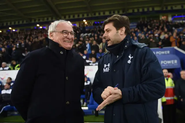 Claudio Ranieri and Mauricio Pochettino