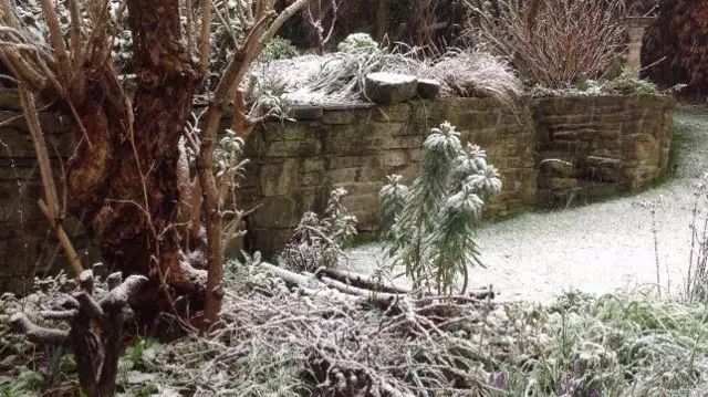 Snow in Bollington, Cheshire