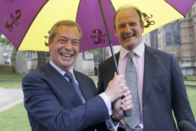 Nigel Farage and Douglas Carswell in early 2015