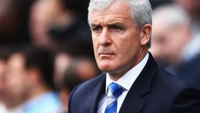 Stoke boss Mark Hughes