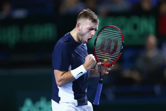Dan Evans in Davis Cup