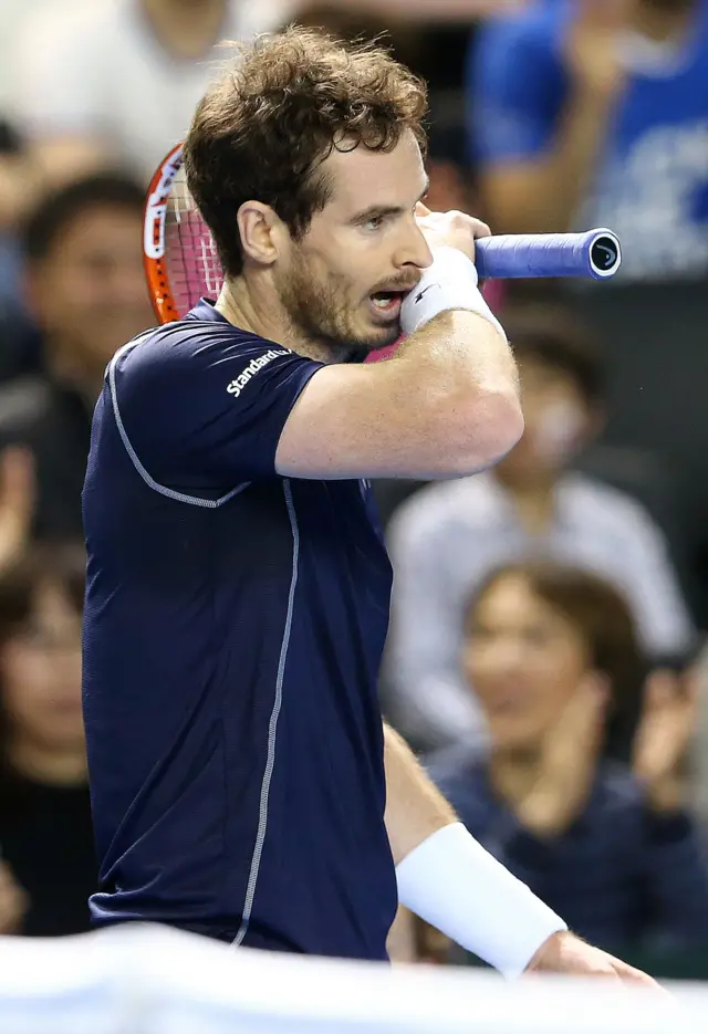 Murray at Davis Cup