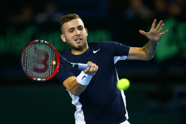 Dan Evans at Davis Cup