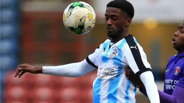 Huddersfield Town striker Jordy Hiwula