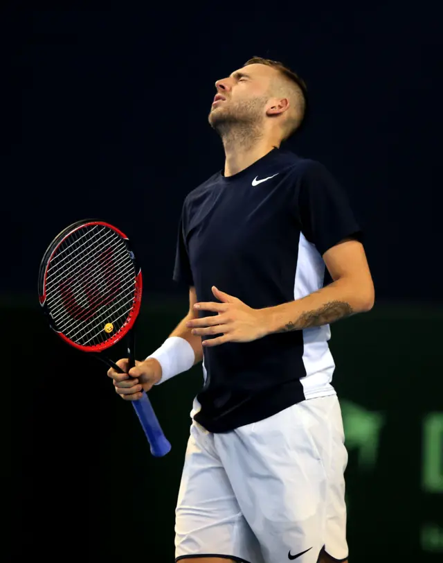 Dan Evans in Davis Cup
