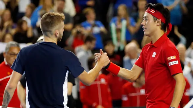 dan evans and Kei Nishikori