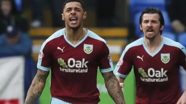 Andre Gray in action for Burnley