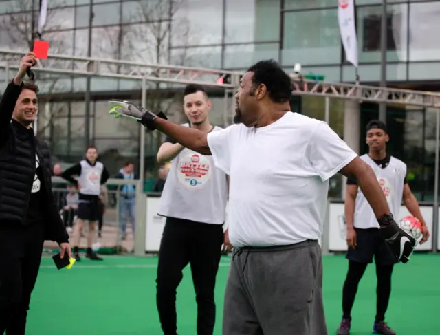 Adnan Januzaj sends off Fatman Scoop