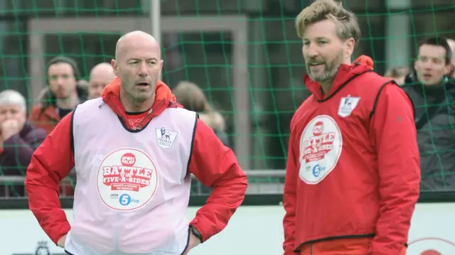 Alan Shearer and Robbie Savage