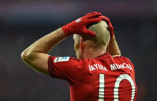 Bayern Munich's Arjen Robben