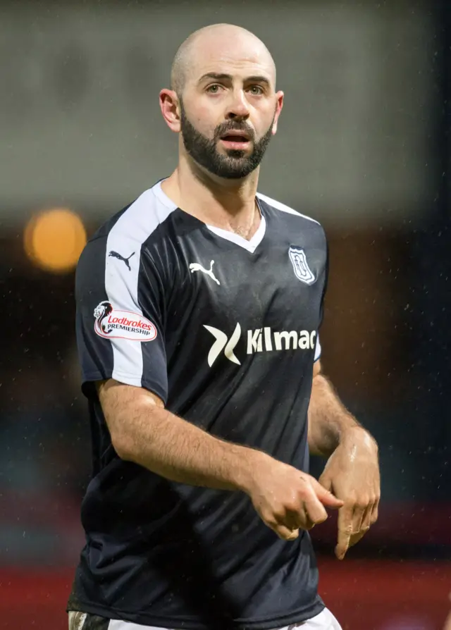 Dundee midfielder Gary Harkins