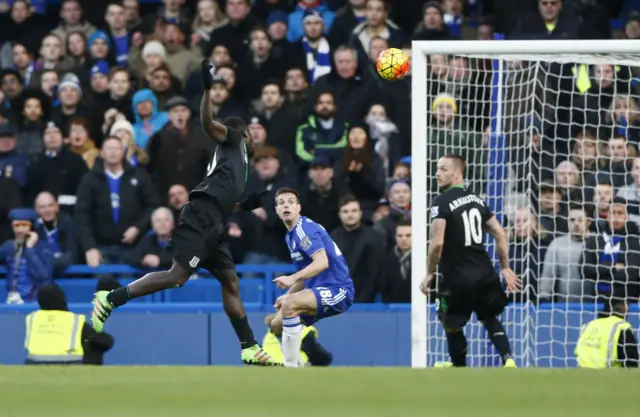 Mame Biram Diouf scores for Stoke