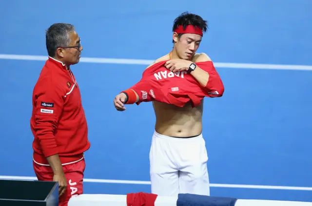 Kei Nishikori of Japan