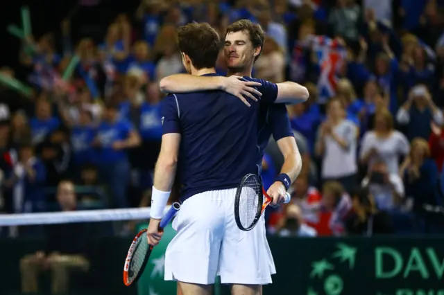 Andy Murray and Jamie Murray