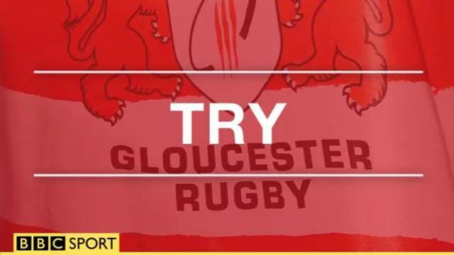 Gloucester try