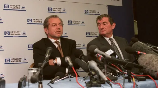 Alan Sugar and David Pleat