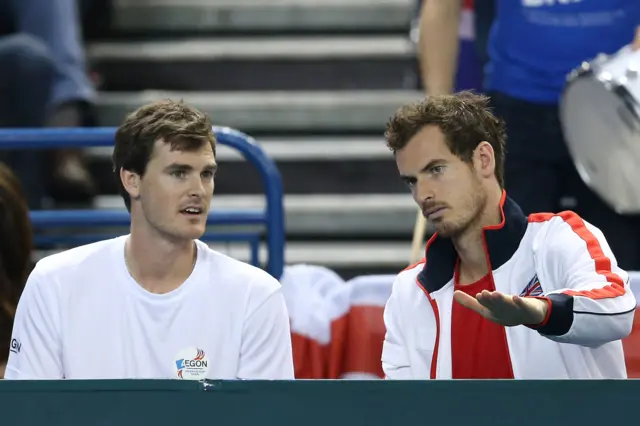 Andy Murray and Jamie Murray