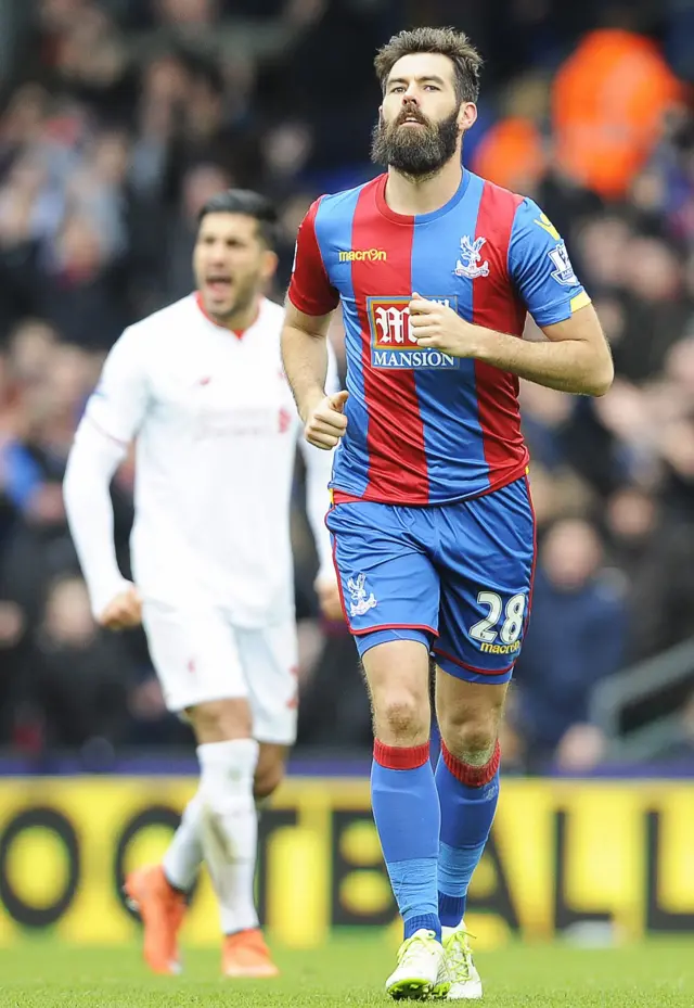 Joe Ledley of Crystal Palace