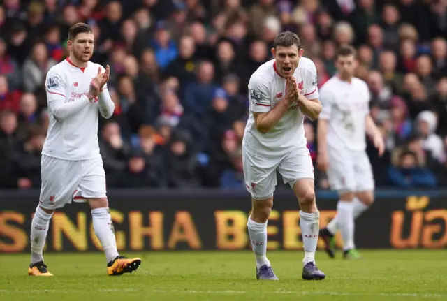 Liverpool's James Milner