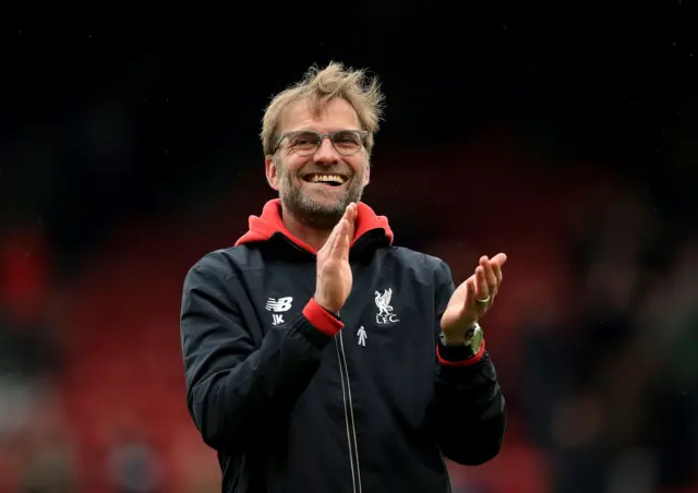 Liverpool manager Jurgen Klopp is delighted with the result