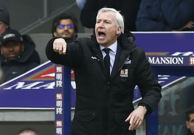 Palace manager Alan Pardew