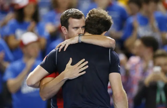 Leon Smith and Andy Murray