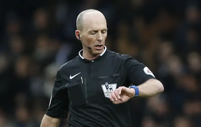 Referee Mike Dean