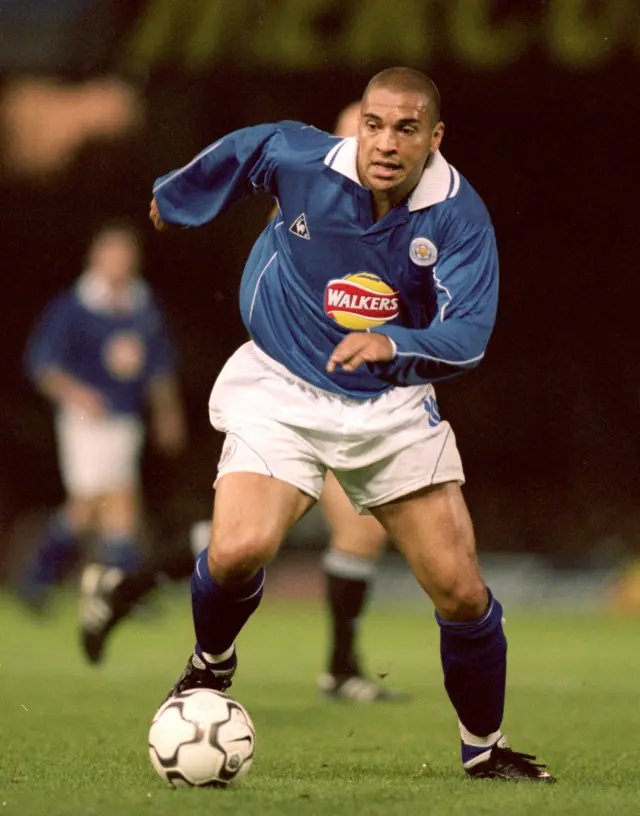 Stan Collymore in action for Leicester