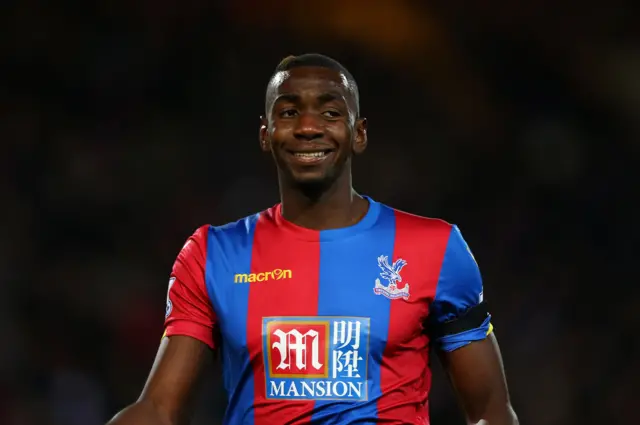 Crystal Palace winger Yannick Bolasie