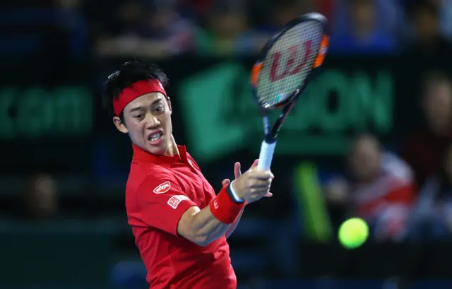 Kei Nishikori of Japan