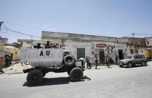 AU troops in Somalia