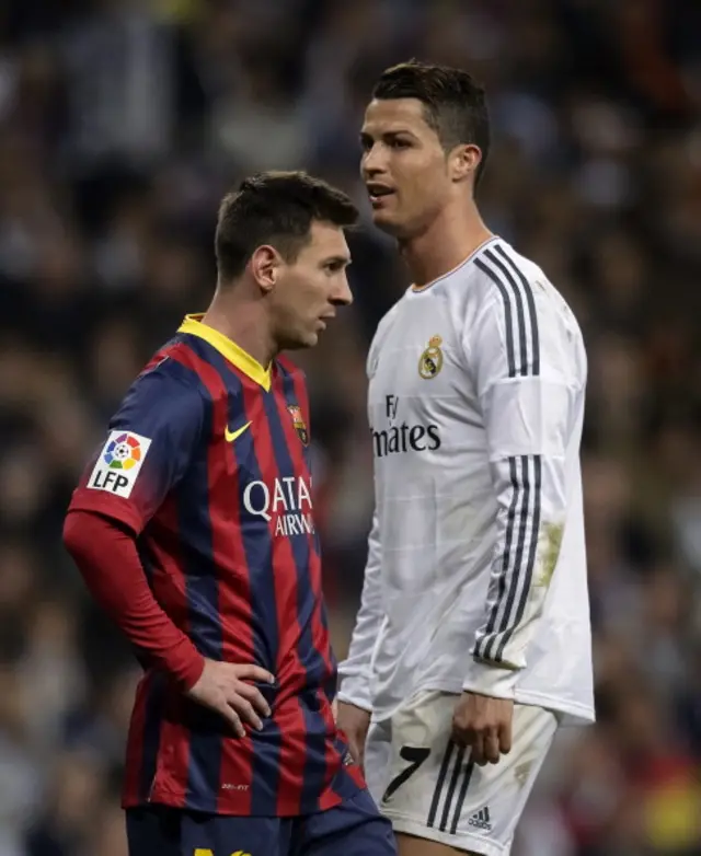 Ronaldo and Messi