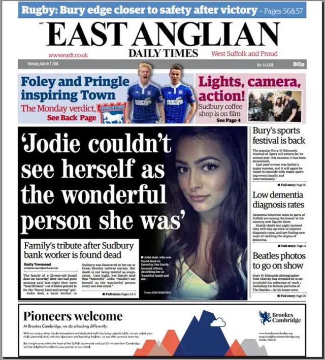 EADT front page