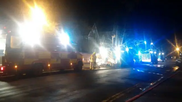 Fire at unoccupied care home in Oxford