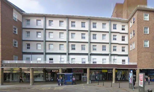 Former Travelodge in Broadgate Coventry