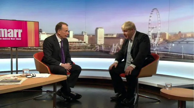 Boris Johnson on Andrew Marr