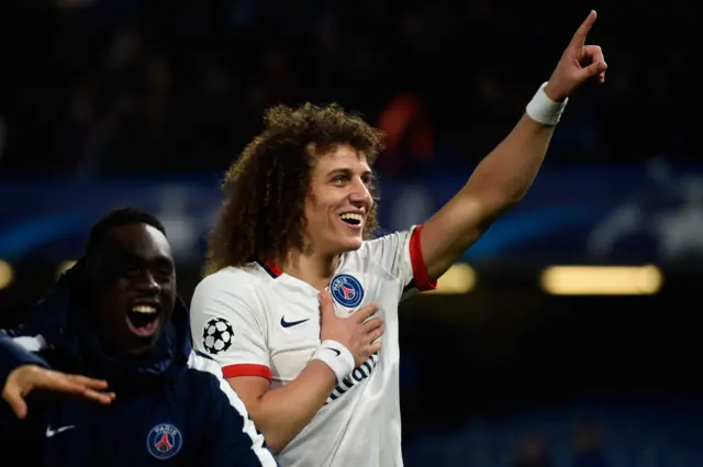 PSG defender David Luiz