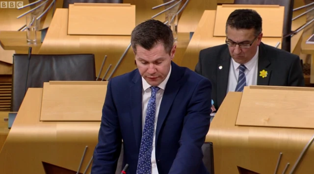 Transport Minister Derek Mackay