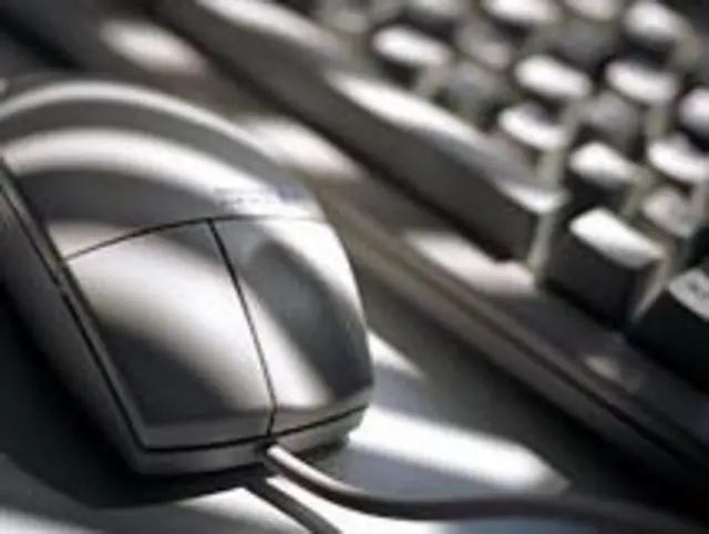 Computer keyboard and mouse