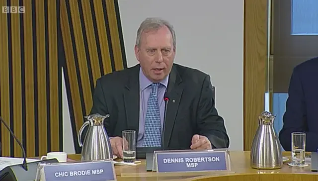 SNP MSP Dennis Robertson