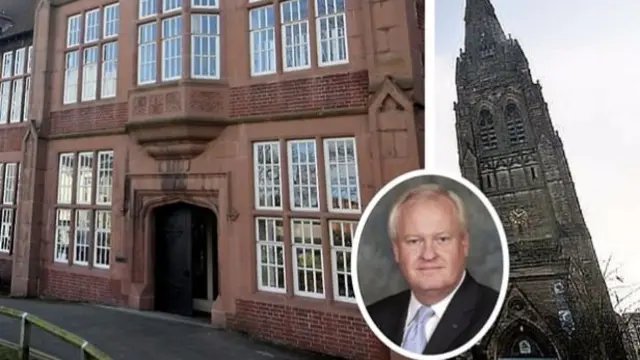 Relocating the library to St Mary’s in the Market Square has been touted as a solution to the ongoing conundrum of securing the building’s future. Inset: Staffordshire County Council's deputy leader Ian Parry