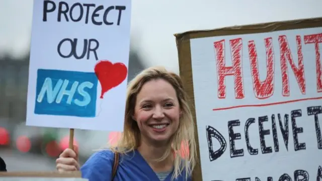 Junior doctors protest