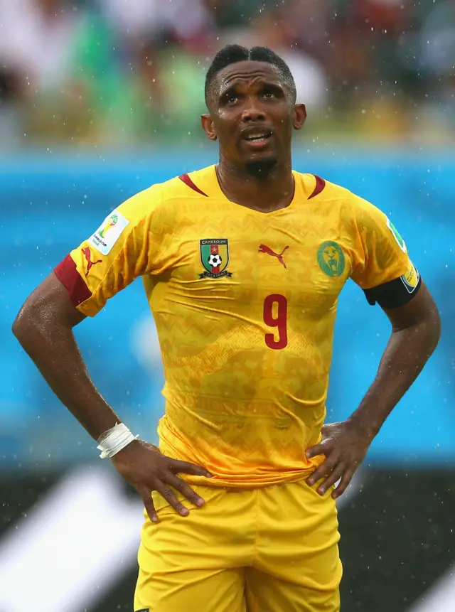 Cameroon striker Samuel Eto'o