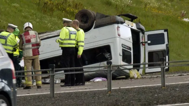 Minibus crash