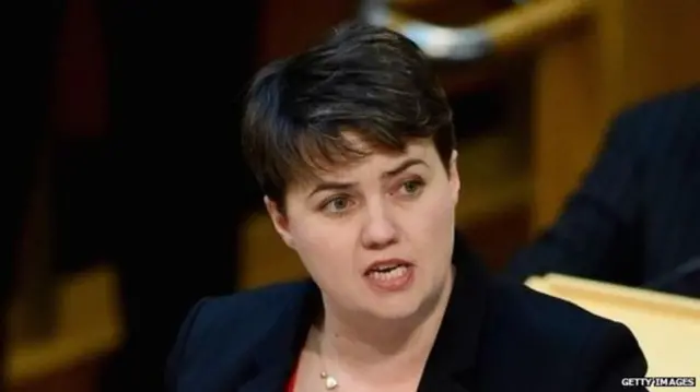 Scottish Conservative leader Ruth Davidson