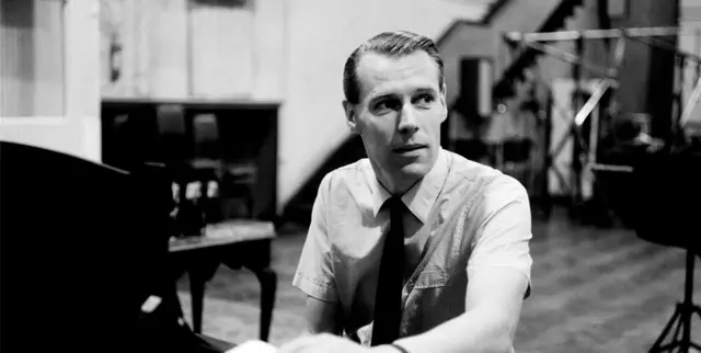 Sir George Martin at Abbey Road Studios